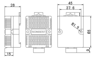 串口溫濕度傳感器,壁掛式溫濕度數字傳感器,RS232溫濕度傳感器，SHT10串口，串口溫濕度，SHT11