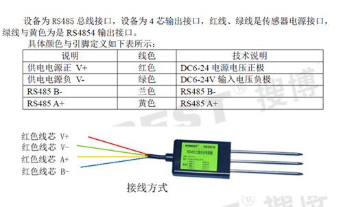 PT100，RS485，水分傳感器，溫度傳感器，modbus-RTU,地址可修改