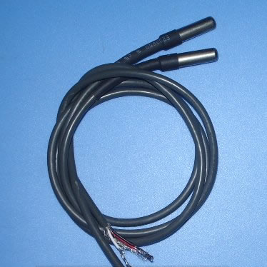 Shielded, DS18B20, shielded, stainless steel package, digital temperature sensor, waterproof and dustproof, IP68, single bus