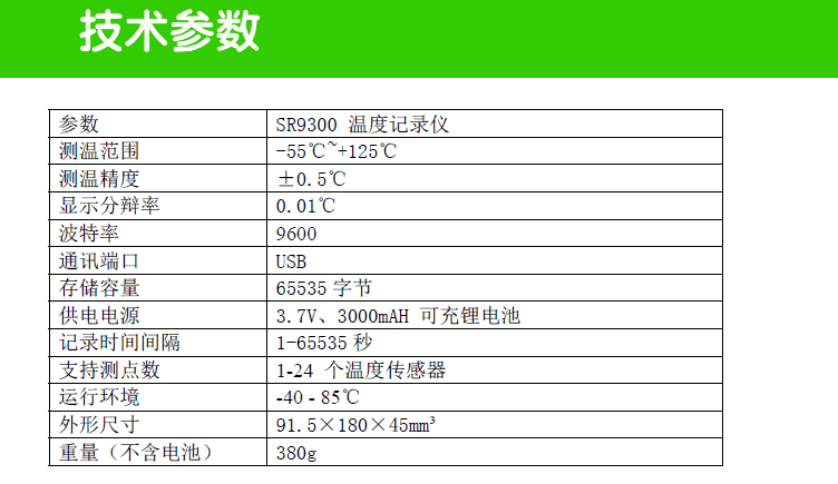 SR9330B土壤水分温度检测仪技术参数
