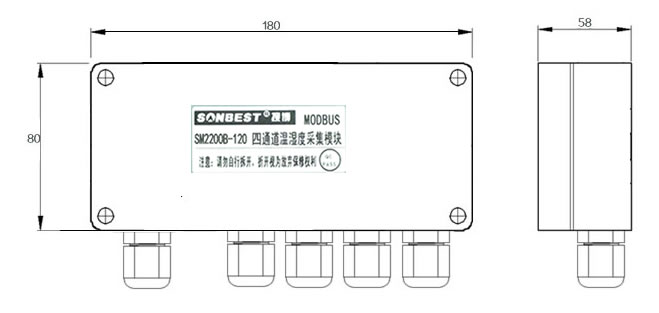 SM2200B-120 4ͨDS18B20¶ȼвɼ