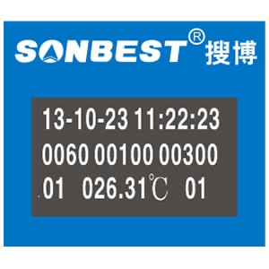 八通道PT100温度记录仪(SR1201B、手持式、多通道、温度、记录仪、RS485、MODBUS-RTU、PLC|SR1201B)