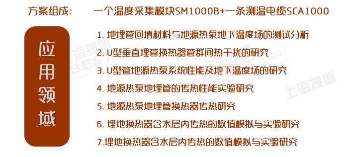 应用范围|竖直地埋管地源热泵温度测量单机版系统(竖直地埋管,地源热泵,温度测量系统,空调换热井,MODBUS-RTU,地源热泵,单机版|SCA1000_SM1000B)