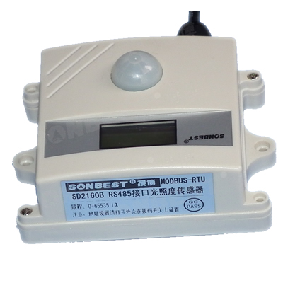 RS485总线光照度采集显示仪（MODBUS-RTU协议,支持PLC及组态软件）(光照度,照度显示仪,MODBUS-RTU,变送器,显示仪,BH1750FVI|SD2160B)