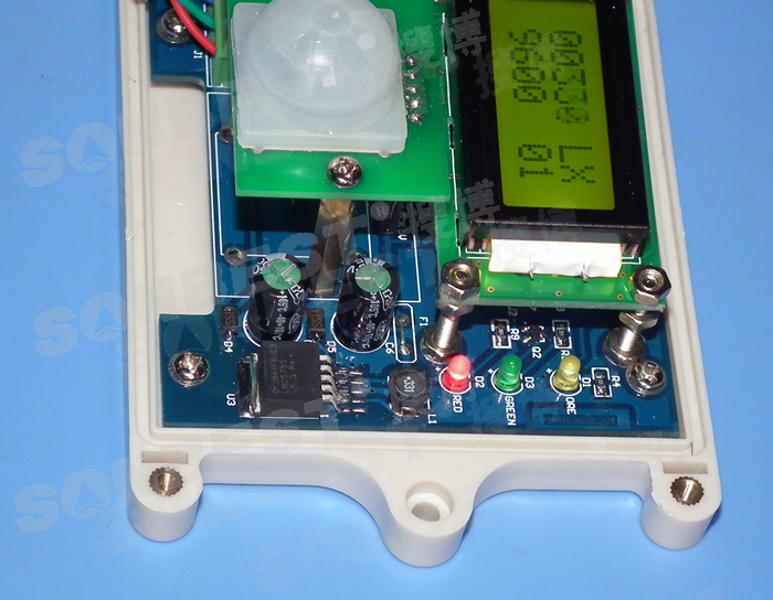 RS485总线光照度采集显示仪（MODBUS-RTU协议,支持PLC及组态软件）(光照度,照度显示仪,MODBUS-RTU,变送器,显示仪,BH1750FVI|SD2160B)