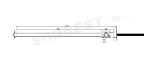 SLST2-26 ,管道,螺纹型,PT100,温度,传感器