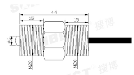 SLST2-23, 双螺纹型,PT100,温度,传感器