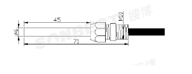 SLST2-9,安装加长型,PT100,温度,传感器