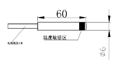 SS1106，工业加长型，不锈钢，PT100，温度，传感器