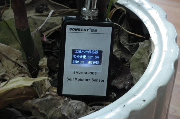 RS485显示型土壤水分传感器(RS485、土壤水分传感器、水分检测、水份、土壤、检测、水分含量、土壤湿气、土壤湿度|SM2802BD)