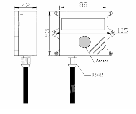 SM2190B、光照度、变送器、RS485、MODBUS-RTU、温湿度、SHT10、照度计