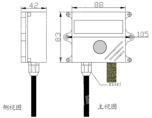 RS485光照度及温湿度一体式显示仪(SD2190B、光照度、变送器、RS485、MODBUS-RTU、温湿度、SHT10、照度计|SD2190B)