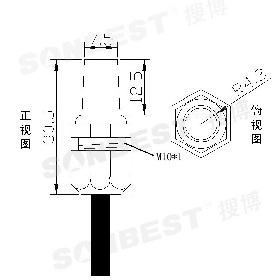 高精度温湿度数字传感器(SLHT1-3湿度传感器，防护型湿温度传感器|SLHT1-3)