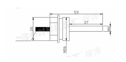 水温,温度传感器、管道型,插入式,DS18B20、封装、不锈管,数字温度传感器、防水封装,管道检测,单总线