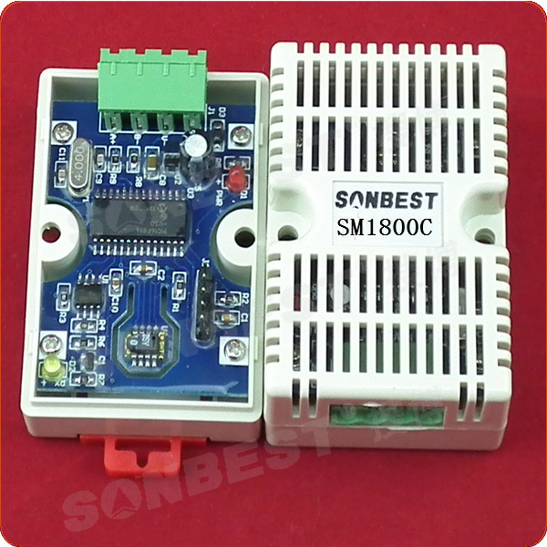 SM1800C、壁挂式、温度、变送器、CAN、总线、DS18B20、高精度、数字式