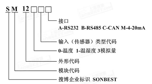 SM1210B-12,RS485,温湿度,变送,模块