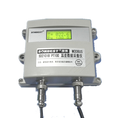 [SD2101B]高精度PT100温度采集仪（RS485 MODBUS-RTU，-120-500度宽范围）