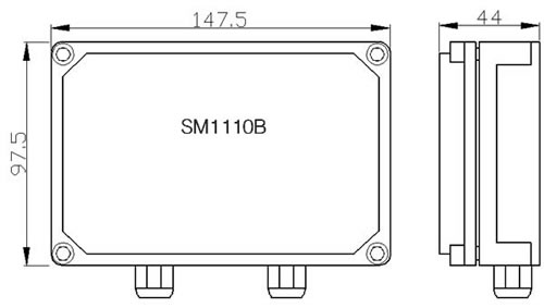 防护型,温湿度,模块,防护等级,IP67,SHT10,SM1110B