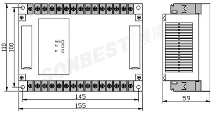 CAN接口,8通道,PT100,变送模块,CAN总线,MODBUS-RTU