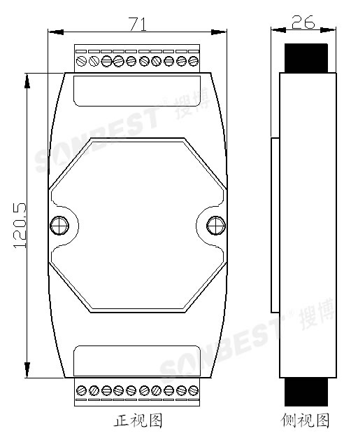 SM1603B,工业型,8路,热电偶,传感器