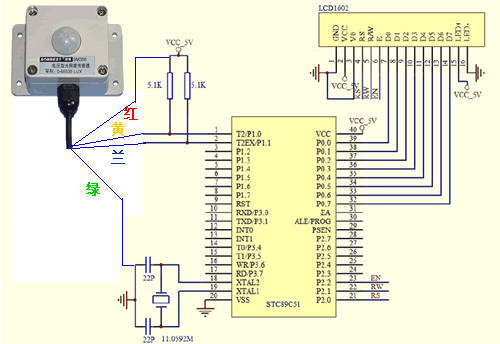 [SM3560I]I2C接口光照度传感器应用方案