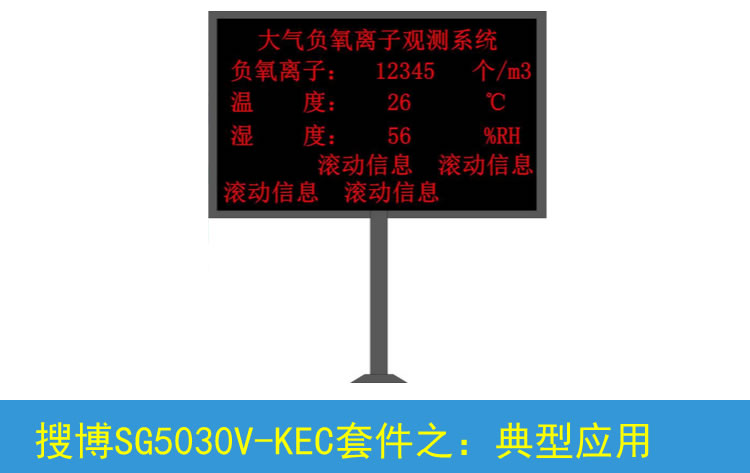 [SG5030V-KEC]KEC900+林业专业负离子测量仪GRPS套件典型应用