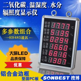 SD8603B大屏LED显示温湿度看板特色及其应用领域